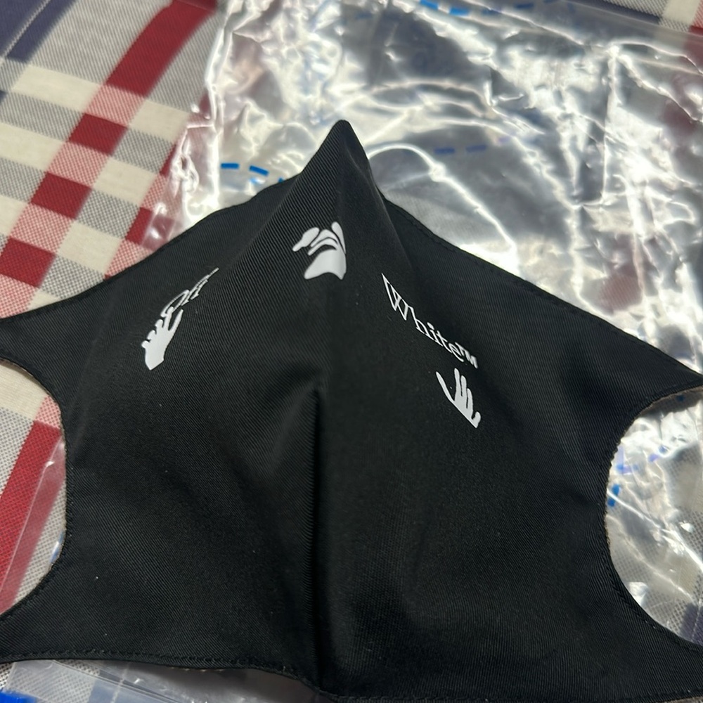 Off-White Black & white Man Swim Simple Face Mask New logo NWT original pack - Picture 5 of 11